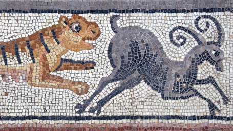 В Израиле обнаружили римскую мозаику с библейскими сюжетами